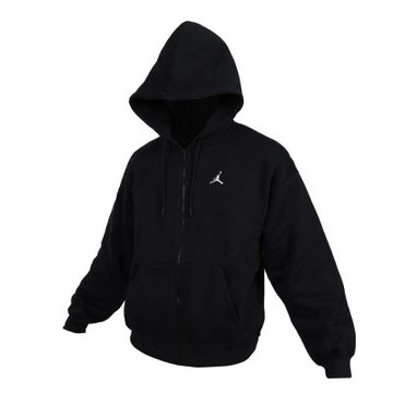 NIKE JORDAN 男內刷毛寬鬆運動外套-喬丹  運動 上衣 休閒 慢跑 IB7232-010 黑白