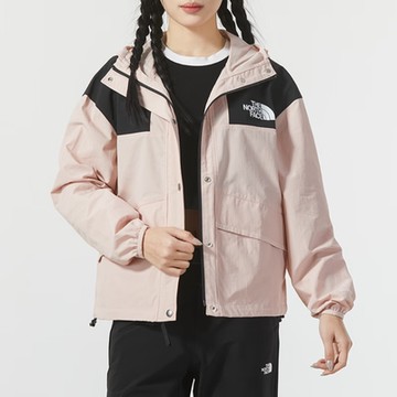 The North Face 北臉 外套 女款 運動連帽外套 防風 W 86 MOUNTAIN WIND JKT 粉 NF0A5JXOLK6