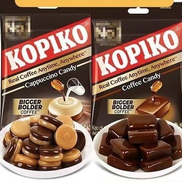 爆款糖果🌈kopiko可比可原味咖啡糖正品方塊coffee硬糖果網紅小零食