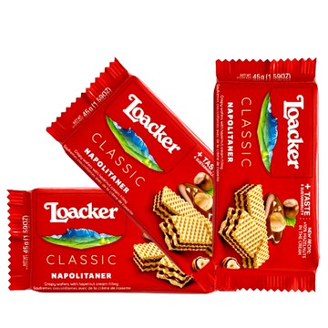 《Loacker》義大利萊佳榛果哈斯餅45g*3入