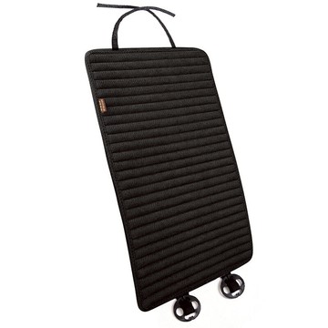 汽車靠背薄腰靠駕駛坐位涼墊單片前排座椅毛絨蕎麥殼座墊夏季靠墊