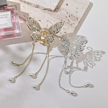 造型怪手夾鑽連鑽蝶墜飾-多款任選