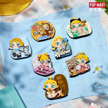 【POP MART 泡泡瑪特】Baby Molly 喵趣橫生系列-冰箱貼盲盒(6入)