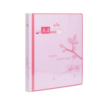 【連勤】PP 三孔 圓型夾 附封面 12本/箱 LC-3A-多款可選