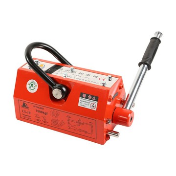 【台灣公司 可開發票】力帥永磁起重器強磁吸盤工具超強磁力吊模具圓鋼磁鐵吸鐵器手動式