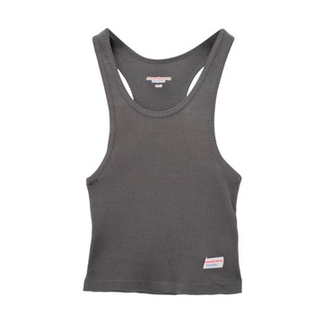 alexanderwang 灰色經典羅紋棉工字背心