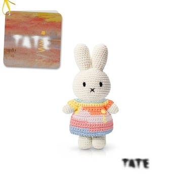 荷蘭 Just Dutch | Miffy 米飛兔 編織娃娃和她的透納洋裝