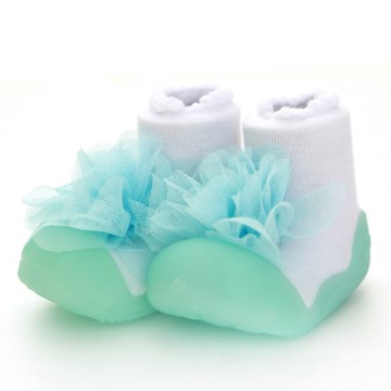 韓國Attipas 快樂學步鞋AK01-胸花綠