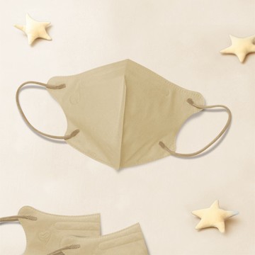 天心/醫療口罩/2~4歲/幼童立體30入/蠟筆系列/小奶貓/素色