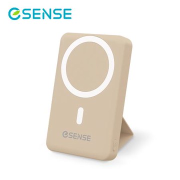 【ESENSE 逸盛】磁吸式10000PD快充行動電源 奶茶色