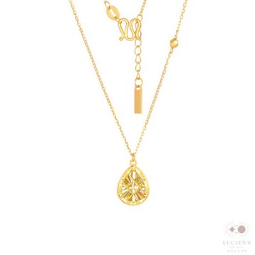 【路森金飾】黃金項鍊─水滴金重:1.07錢+-0.03錢