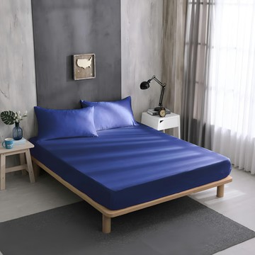 3M 超防水床包式保潔墊3件組  床墊套 + 枕套組  3.5尺  海軍藍