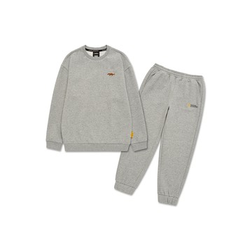 【套裝】童裝 大學T+長褲 - 灰色