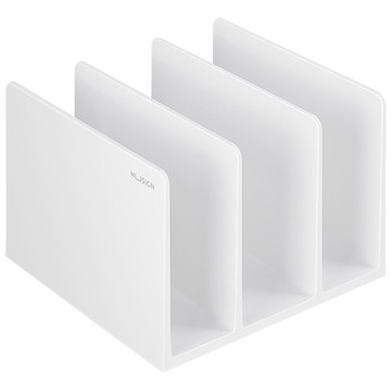 得力Deli NUSIGN三層書架/ENS006/淨白