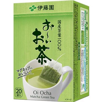 現貨【伊藤園ITOEN】日本進口國產Oi Ocha綠茶茶包 冷泡熱泡茶涼茶溫茶開會茶熱沖冷沖皆可 茶香濃郁大谷翔平代言 含兒茶素、L-茶胺酸、維生素C、礦物質、咖啡因