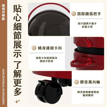 客廳家用大容量垃圾桶 臥室輕奢高質感高顏值附輪翻蓋式紙簍