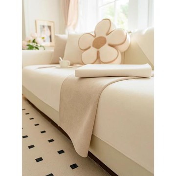 2025新款雪尼爾沙發墊四季通用坐墊子高檔簡約現代沙發套罩蓋布巾