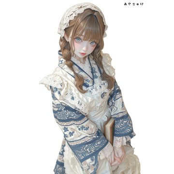 【9 月新作】07-144-0082 人物貼紙 幻想復古浪漫喫茶