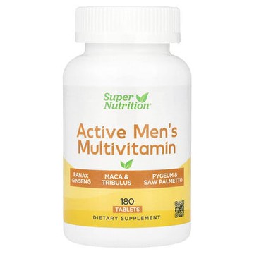 Super Nutrition, 活躍男性多維生素，180 片