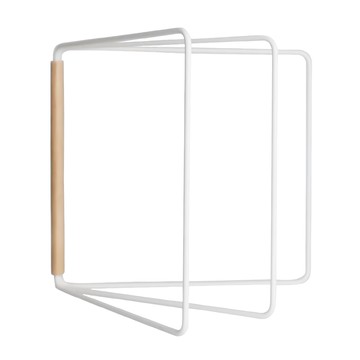 蕉蕉購物 日式折疊置物毛巾架  28 x 26cm  1個  白色