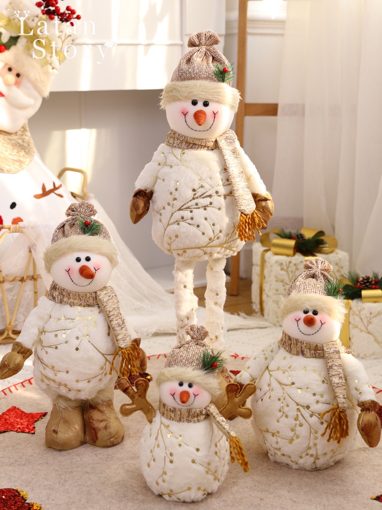 クリスマス飾り 雪だるま 人形 クリスマスプレゼント ギフト ホーム 