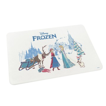 台灣製造 正版授權 迪士尼 冰雪奇緣 珪藻土吸水地墊-冰雪小鎮60*40*0.9cm_廠商直送