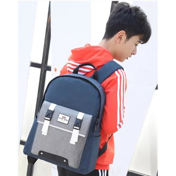 吉尼拉比中學生潮流時尚休閑上學兩用雙肩包5 9年級減負護脊書包