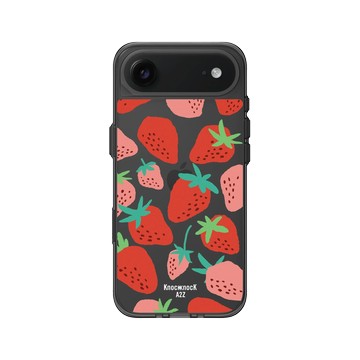 iPhone Air Clear (相機按鈕) 酷墨灰 - Knock Knock A2Z - 草莓甜甜