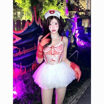 ✨優選 桃園出貨✨萬聖節服裝成人化妝舞會裝扮衣服吊帶短裙高級感穿搭2026新款服飾