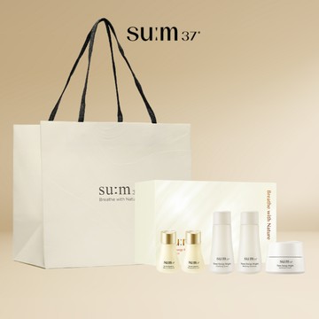 【su:m37° 甦秘】時光酵能亮白三件組｜限時加贈：精美提袋🛍️+青春奇蹟肌秘露12mlx2