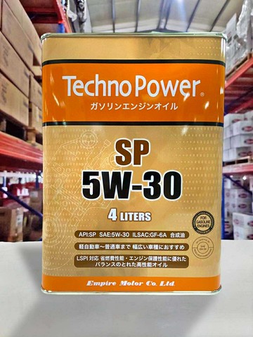 【4%點數】『油工廠』TECHNO POWER 5W30 4L 鐵罐 合成 SP GF-6A 日系【樂天APP下單限定】
