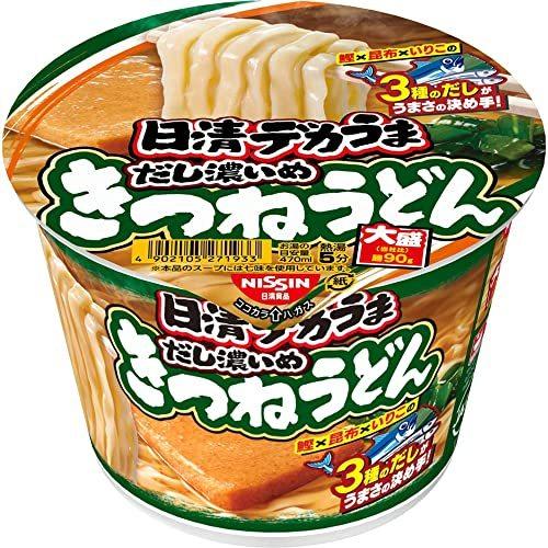 日清食品 日清デカうま きつねうどんだし濃いめ 106g×12個