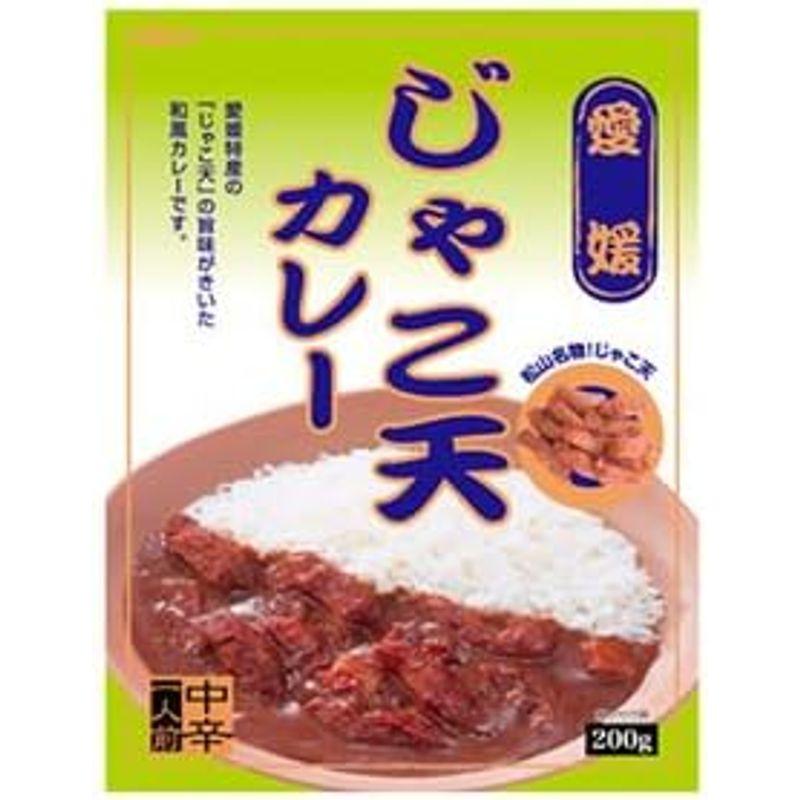 ご当地 レトルト カレー 愛媛 じゃこ天 カレー 中辛（1人前 200ｇ）×5箱セット