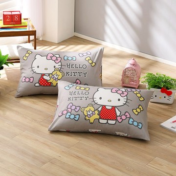 鴻宇 抗菌枕套2入 美國棉 日本抗菌 Hello kitty 多款任選 台灣製