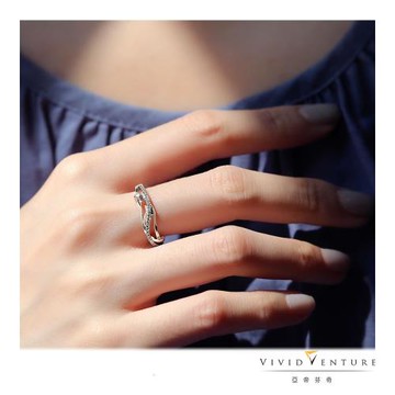 亞帝芬奇 12分 天然真鑽 鑽石 戒指 流光歲月