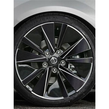 2025改裝配件16寸17黑武士黑化反光車貼裝飾適配日產天籟輪轂貼紙