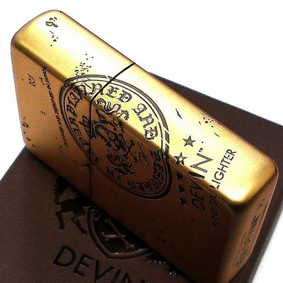 オイルライター デヴィン 紫 フリント式 DEVIN ロゴ 艶消し 新品 適切