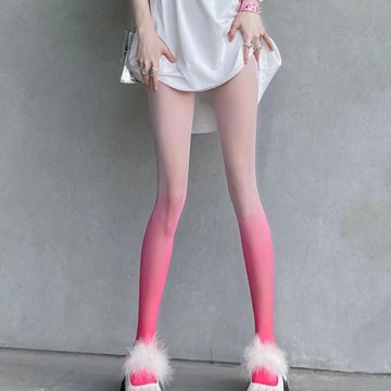 🔥買10送1🔥 絲襪 襪子女 夏季性感 純欲絲襪 性感絲襪 漸變色絲襪 薄款蕾絲 網紅打底襪 連褲襪 百搭 美腿絲襪
