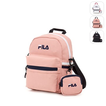 【FILA】文青簡約小後背包附零錢包-粉色 BPY-5101-PK