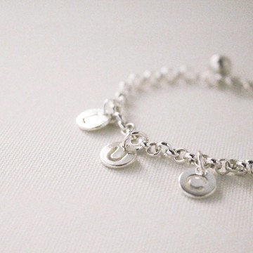 字詞-寶寶銀手鍊