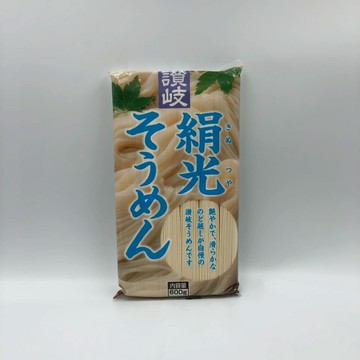 讚歧絹光素麵600g