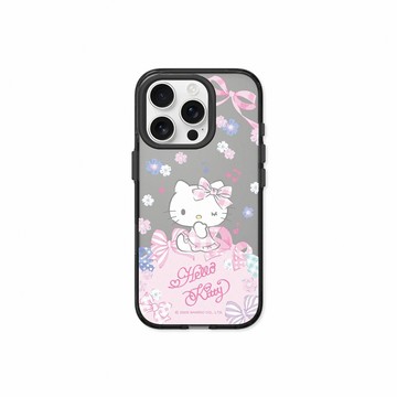 RHINOSHIELD iPhone 13/Pro/Max Clear 抗黃化透明防摔手機殼｜Hello Kitty系列-夢幻蝴蝶結