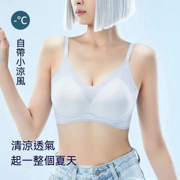 台灣现貨 冰絲超薄內衣 夏季薄款涼感內衣 無痕貼身內衣 無鋼圈內衣 聚攏內衣 防下垂內衣 大碼文胸 涼感速乾內衣