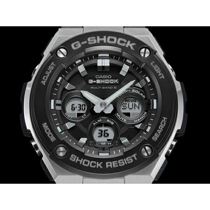 G-SHOCK Gショック カシオ G-STEEL ソーラー電波 樹脂/樹脂バンド 49.3mm国内正規品 腕時計 GST-W300-1AJF 【 GSTW3001AJF】 | LINEブランドカタログ