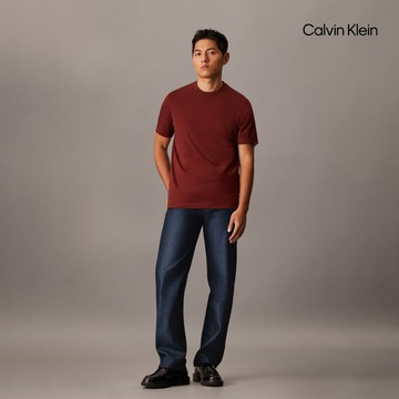 【Calvin Klein】 CK Climate Tech 90年代直筒牛仔褲_藍色