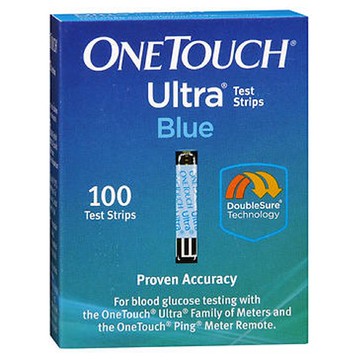 Onetouch Ultra Test Strips Blue 100 Each by Onetouch