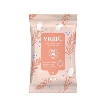 Vigill 婦潔 女性濕式衛生紙(12抽) D290209