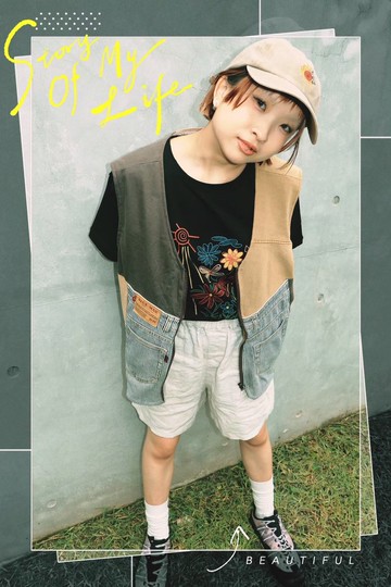 Rebirth collection 褲裝解構拼接再製工裝背心