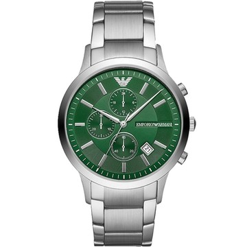 Emporio Armani 亞曼尼 紳男計時手錶 暑期質感選物 送禮首選-43mm AR11507