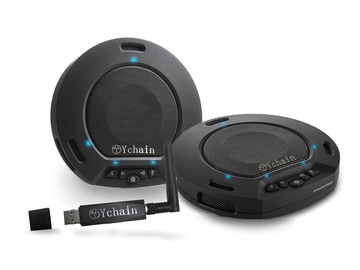 YCHAIN DCS1535W 無線雙MIC型-USB高靈敏收音網路會議機